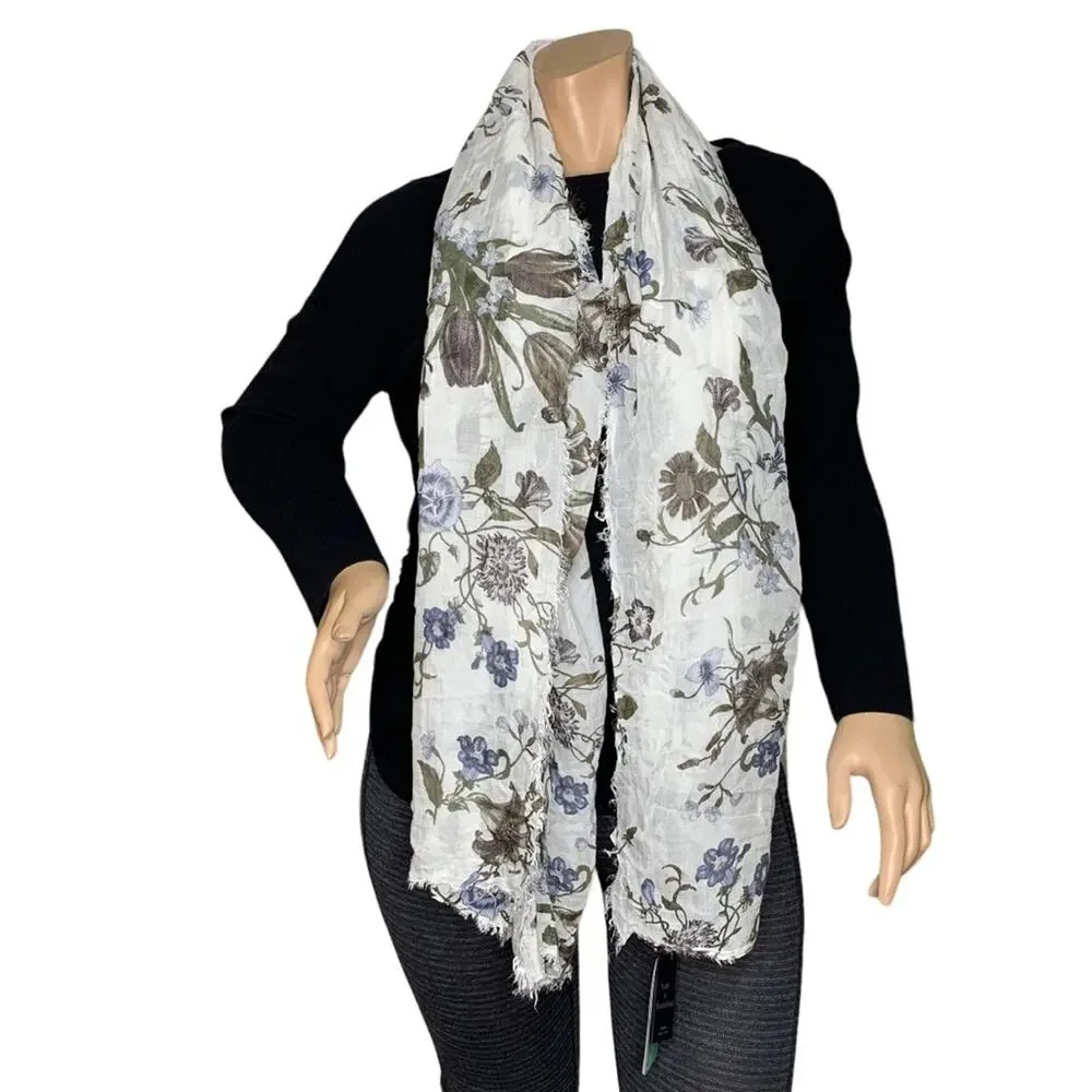 Nardi & Tagliaferri NWT Scarf Floral Print 70
